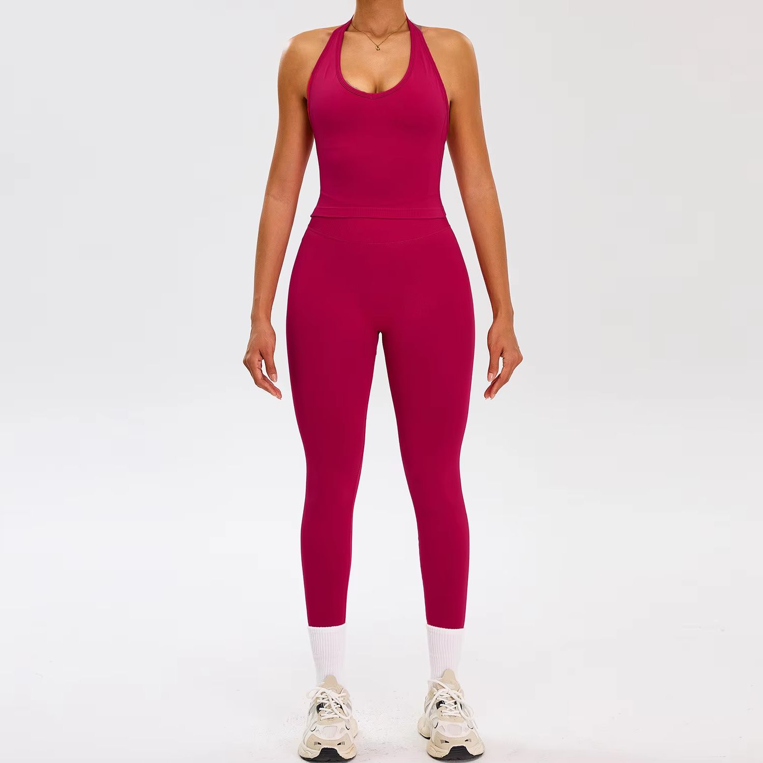 Winter Yoga Clothing - Completo Sportivo da Donna 2 Pezzi,