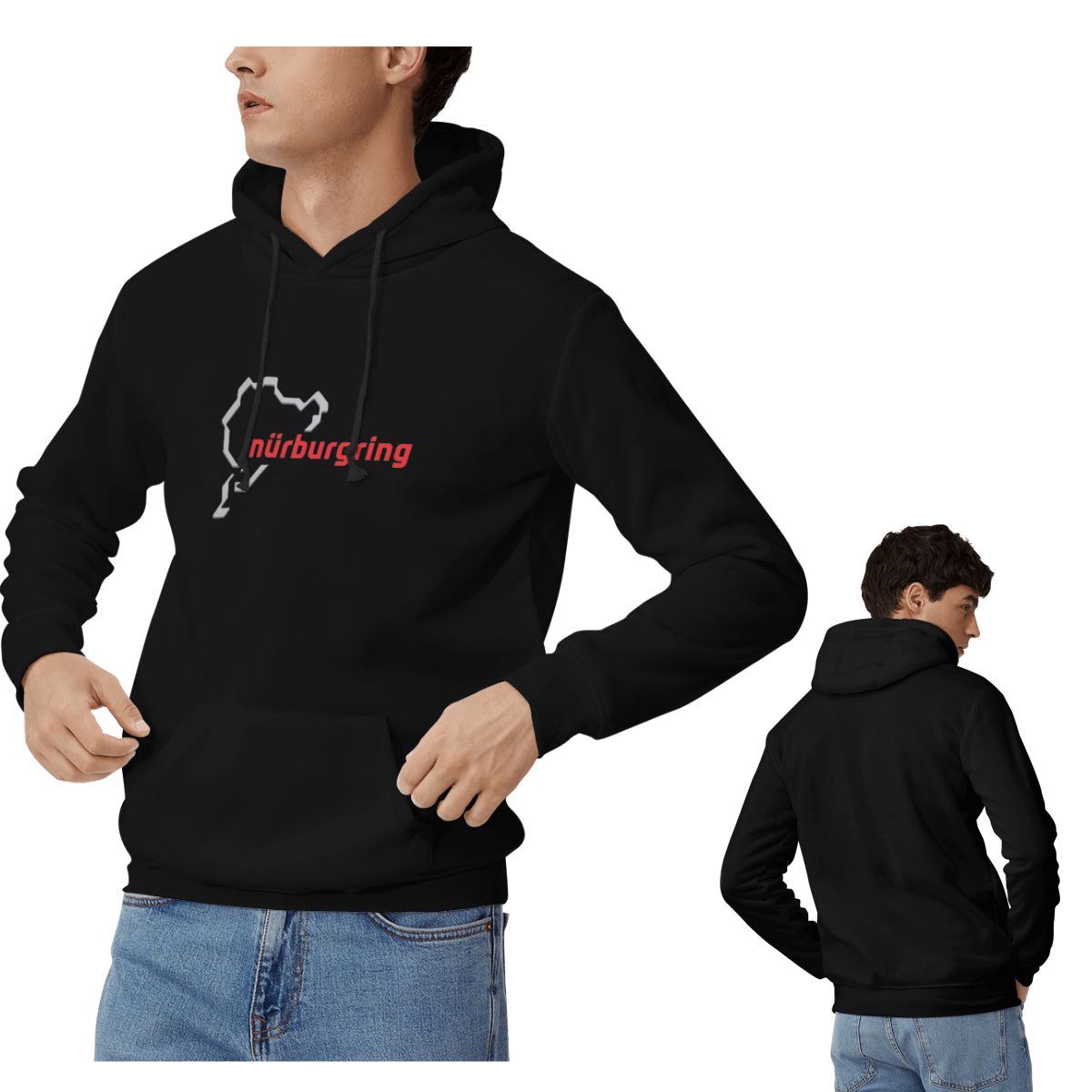 Winter Clothing Germany - Race Track Germany Nurburgring Felpe con