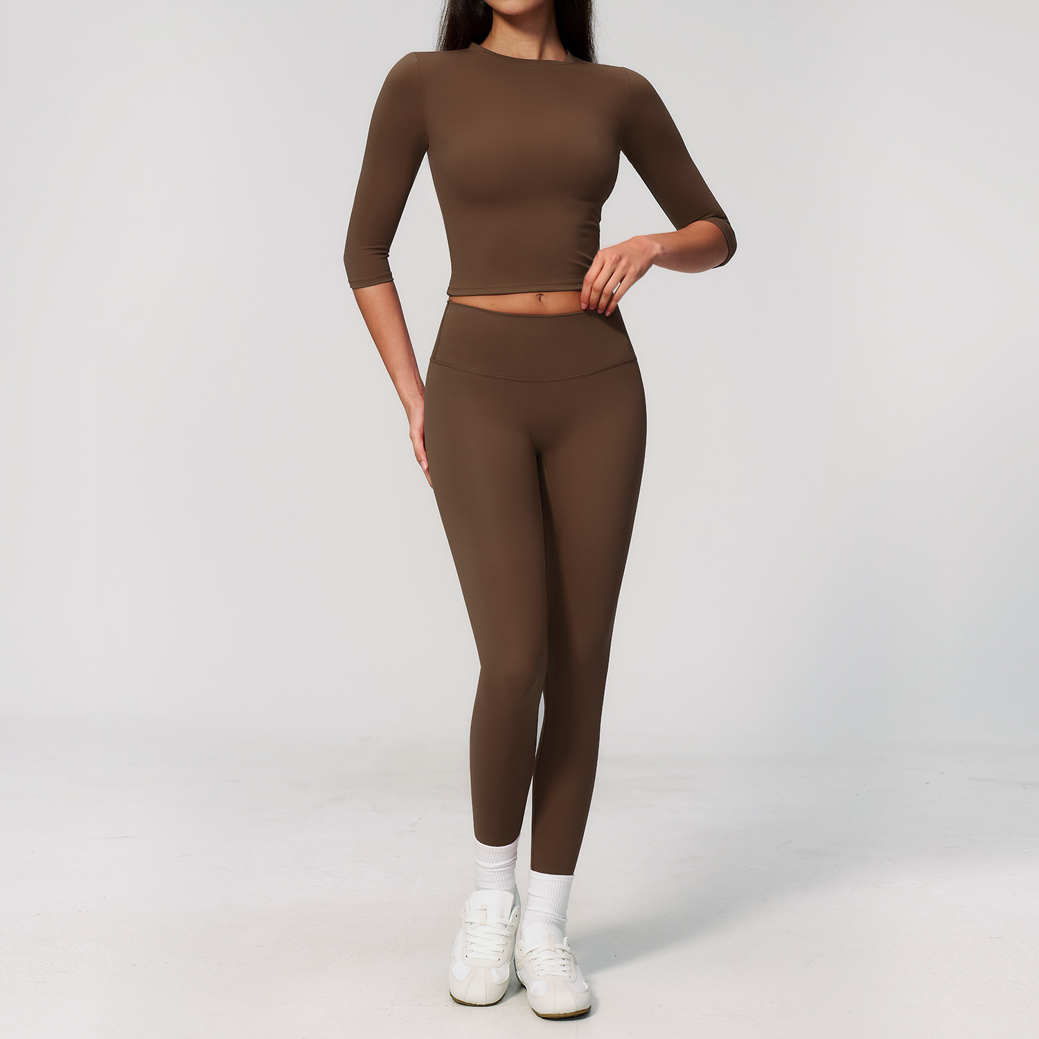 Winter Yoga Clothing - Completo Yoga 2 Pezzi, Set Sportivo