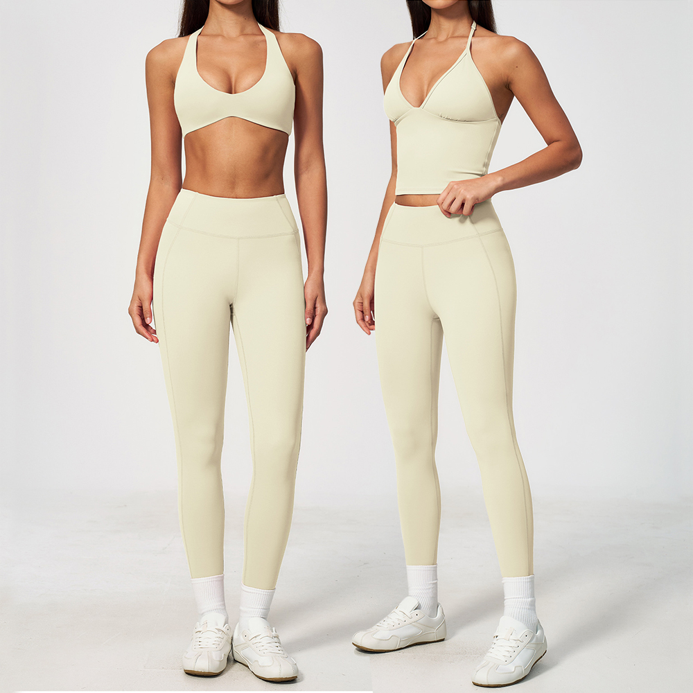 Winter Yoga Clothing - Set Yoga da Donna 2 Pezzi,